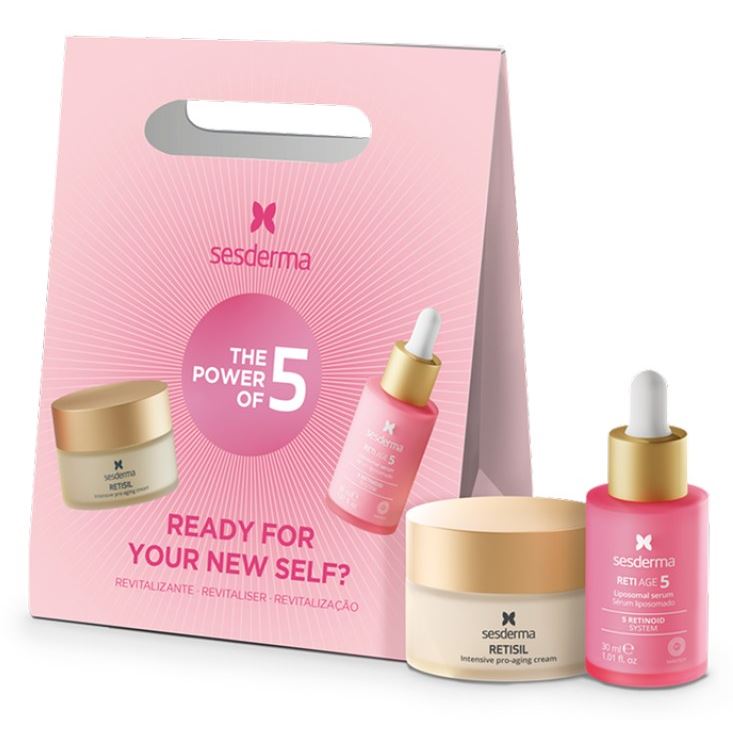 Sesderma Retisil Reti-Age The Power Of 5 Набор: сыворотка, крем