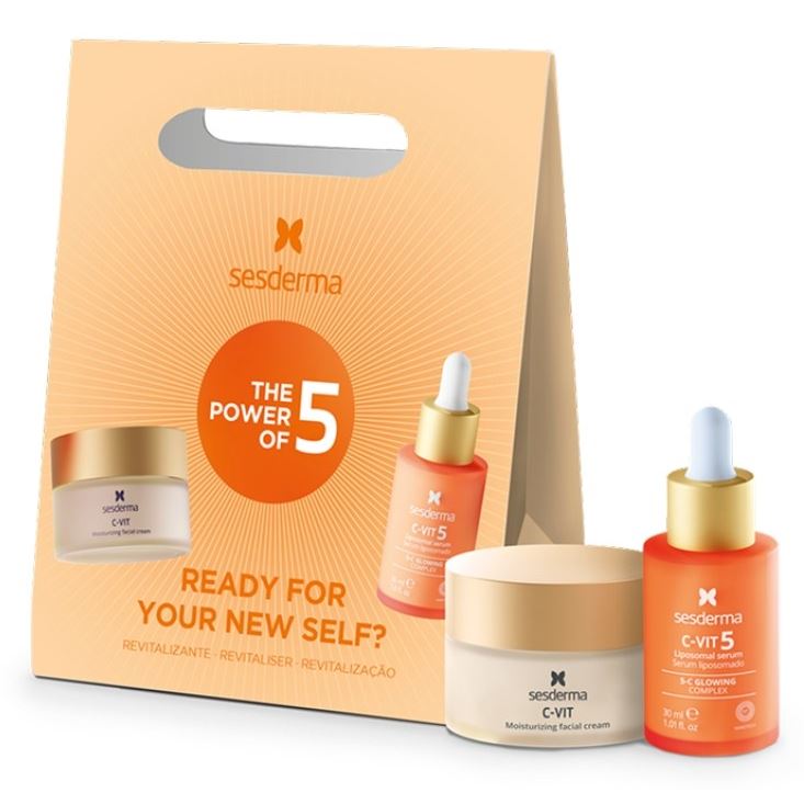 Sesderma C-VIT C-VIT The Power Of 5  Набор: сыворотка, крем