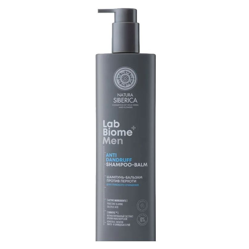 Natura Siberica Уход за волосами LAB Biome Men Anti Dandruff Shampoo Шампунь-бальзам для МУЖЧИН против перхоти