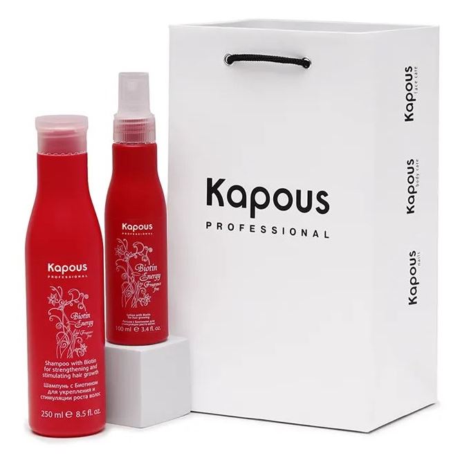 Kapous Professional Biotin Energy Набор для укрепления волос «Biotin Energy» Набор для укрепления волос 