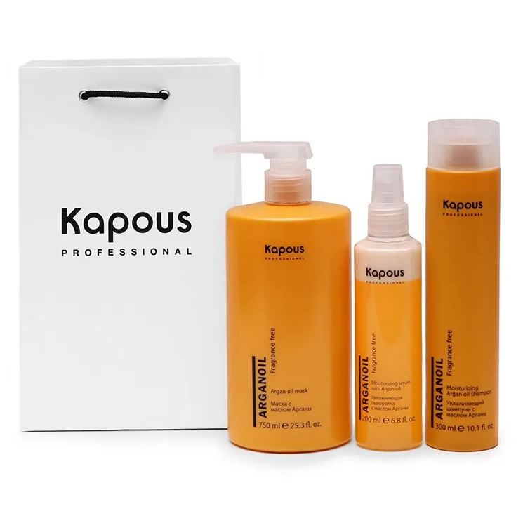 Kapous Professional Arganoil Увлажняющий набор с маслом арганы для волос «Arganoil» Увлажняющий набор с маслом арганы для волос 