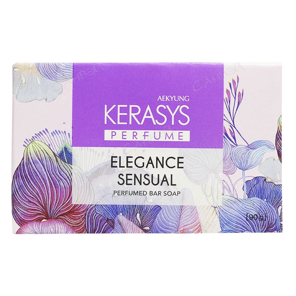 Kerasys Perfumed Elegance Sensual  Perfumed Bar Soap Парфюмированная линия ЭЛЕГАНС Мыло твердое