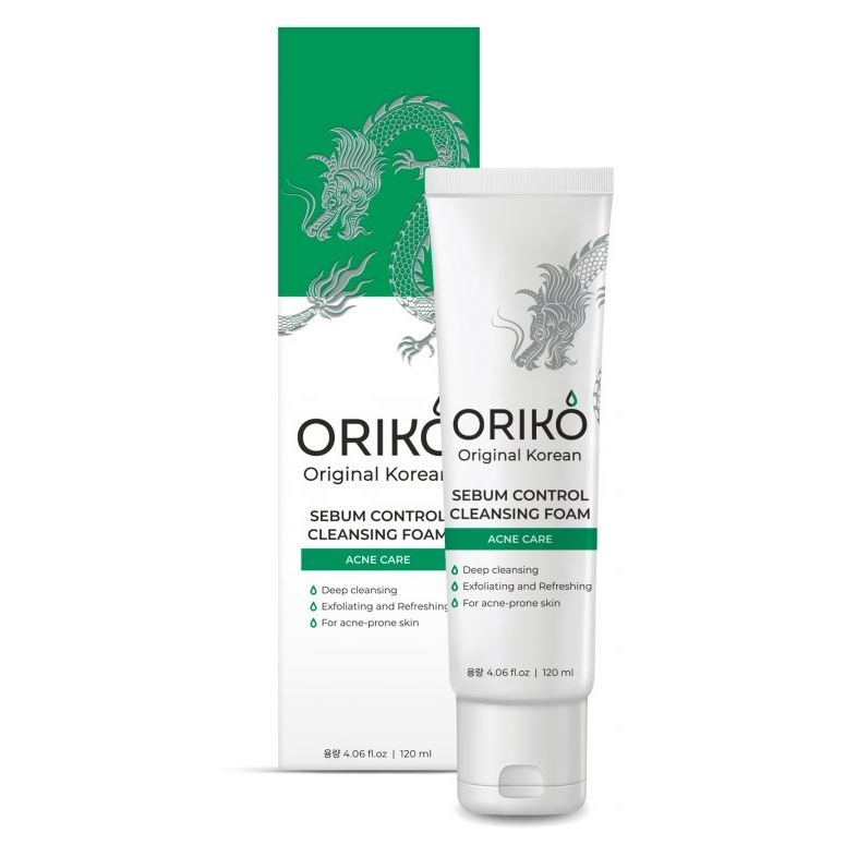 ORIKO Original Korean Sebum Control Acne Care Sebum Control Cleansing Foam Acne Care  Пенка для умывания для проблемной кожи с кислотами 