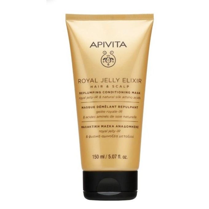 Apivita Hair Care Royal Jelly Elixir Revitalizing Conditioning Mask Кондиционер-маска восстанавливающий Эликсир маточного молочка