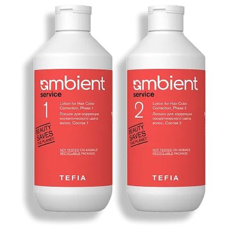 Tefia Color Creats Ambient Service Lotion For Hair Color Correction Лосьон для коррекции косметического цвета волос