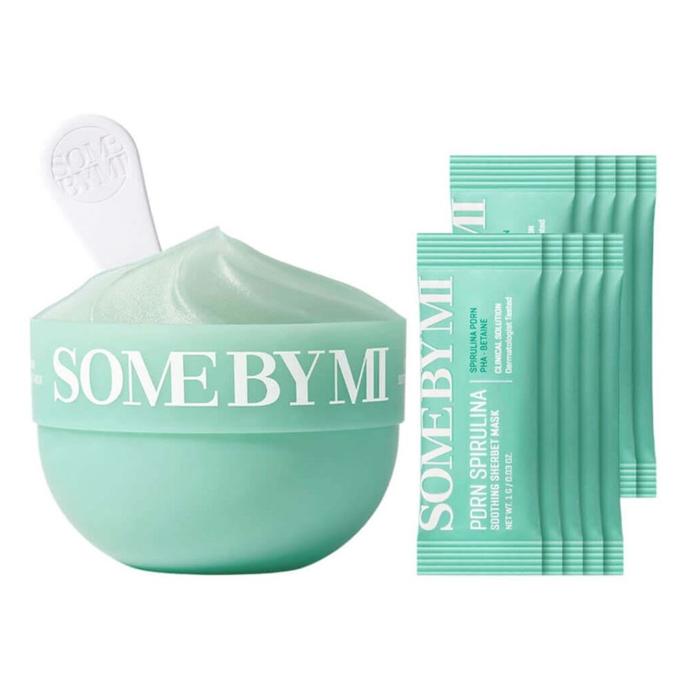 Some By Mi Faсe Care Spirulina PDRN Soothing Sherbet Mask Успокаивающая маска-щербет с экстрактом спирулины и полинуклеотидами