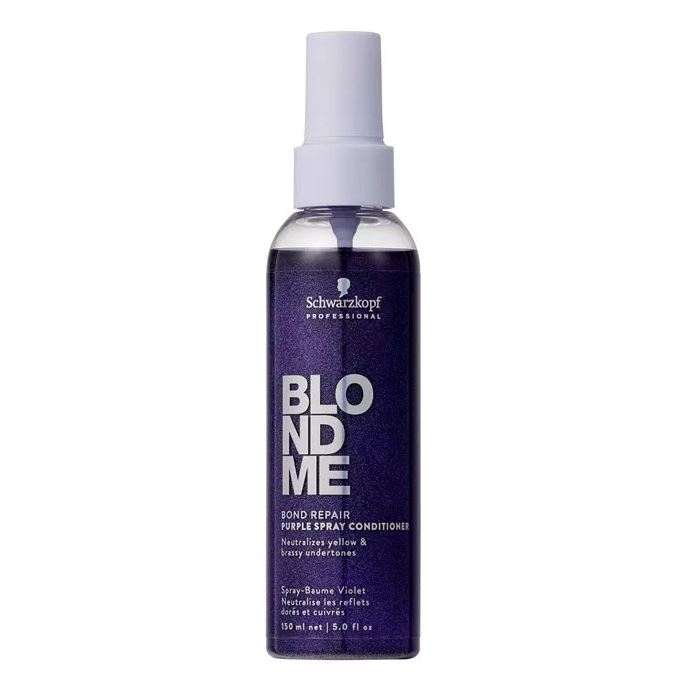 Schwarzkopf Professional Blondme BlondMe Bond Repair Purple Spray Conditioner Спрей-кондиционер для холодных оттенков блонд