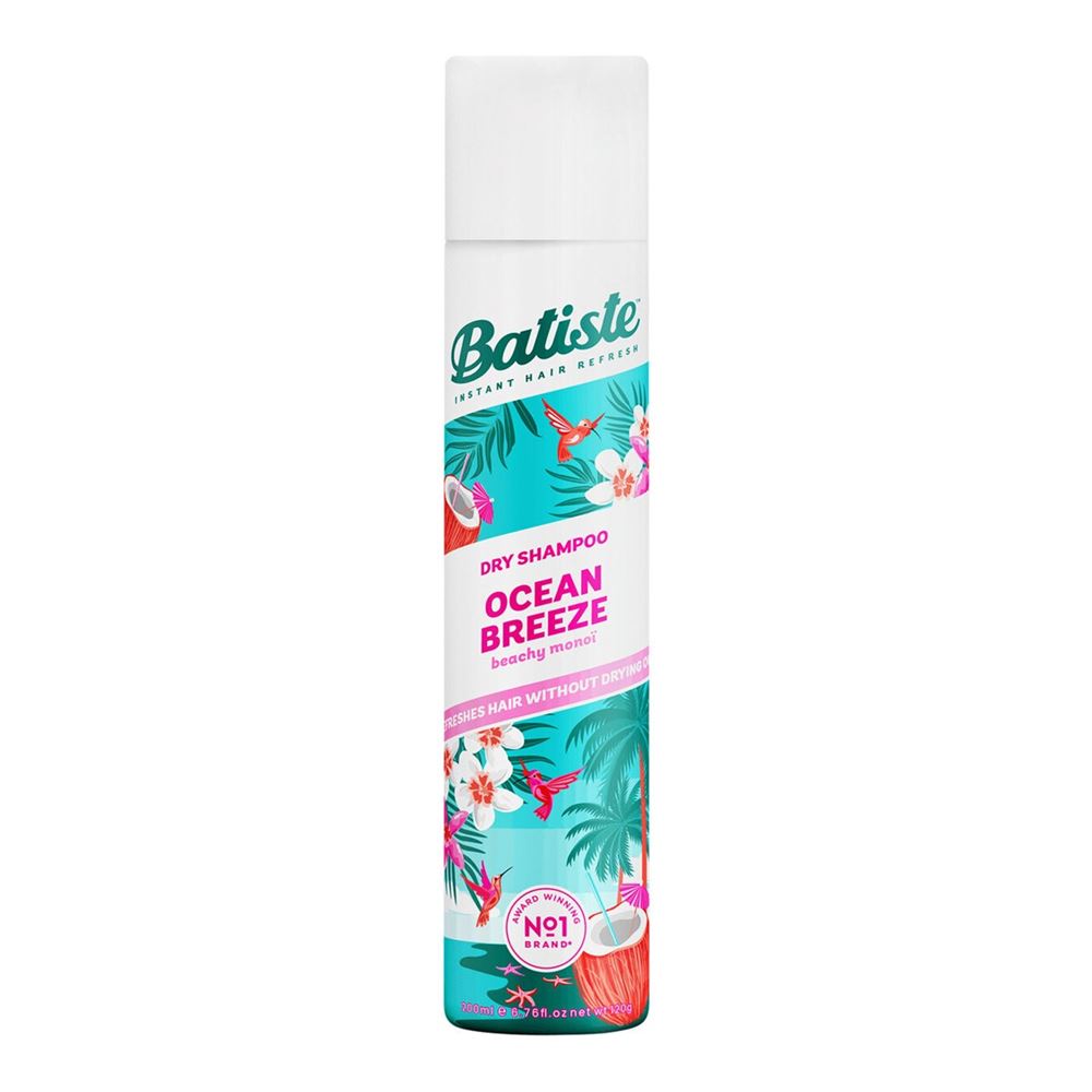 Batiste Dry Shampoo Shampoo Ocean Breeze Сухой шампунь для мгновенного освежения волос с ароматом океанского бриза