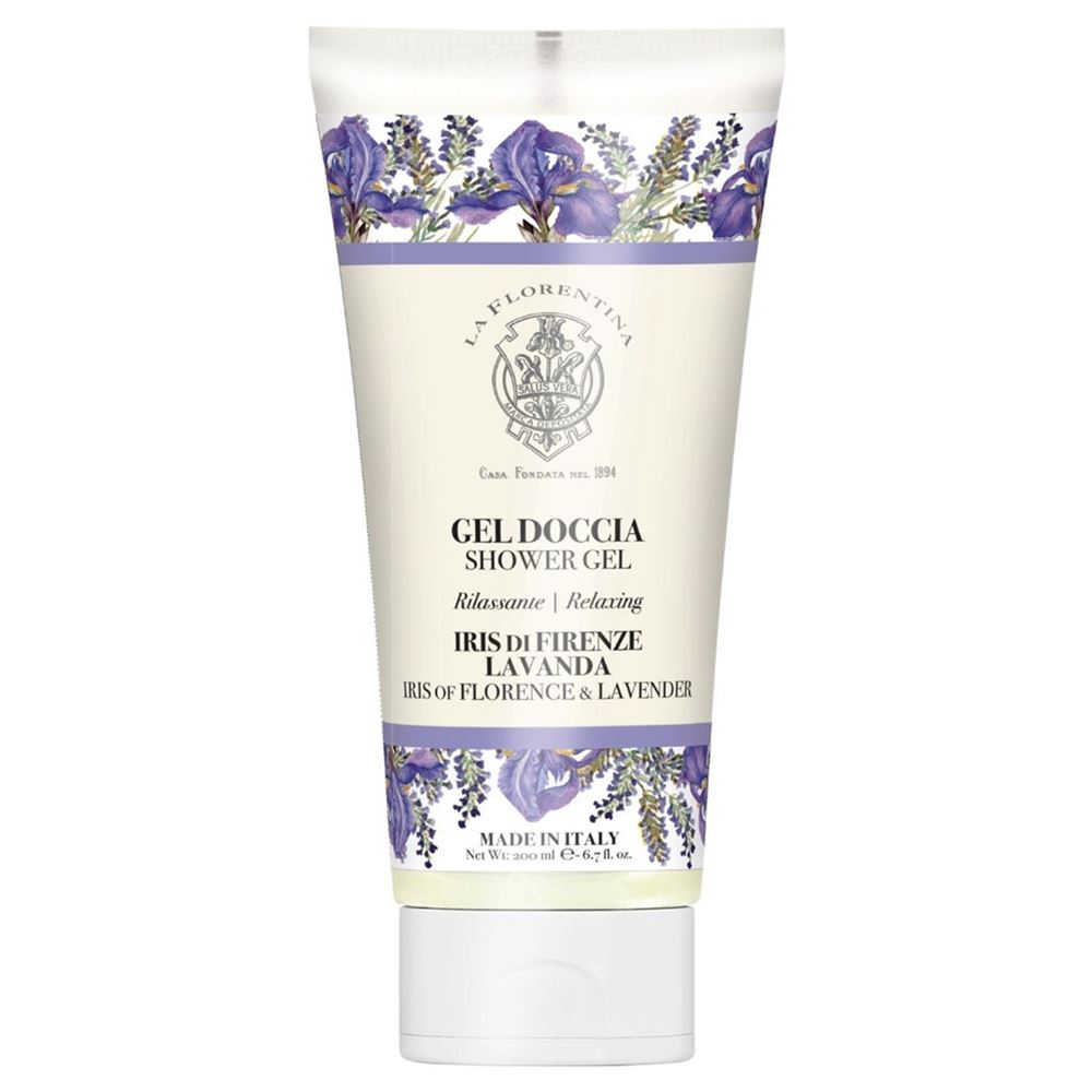 La Florentina Body Care Shower Gel Iris of Florence & Lavender Коллекция Pomario.  Гель для душа Флорентийский Ирис и Лаванда