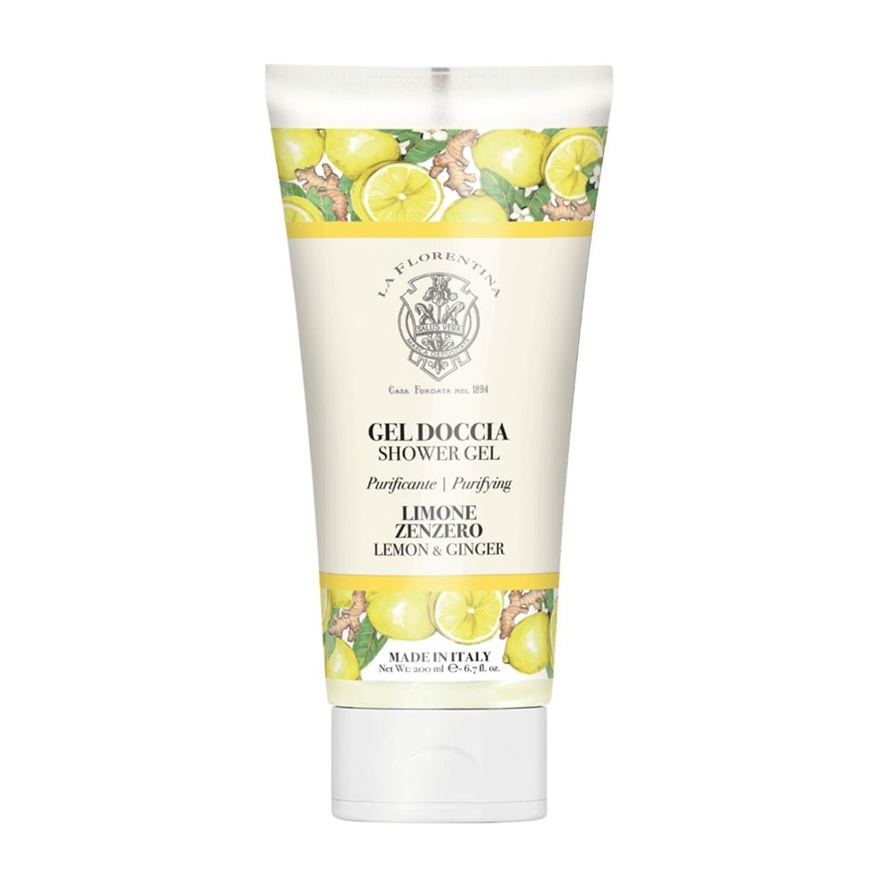 La Florentina Body Care Shower Gel Lemon & Ginger Коллекция Pomario.  Гель для душа Лимон и Имбирь