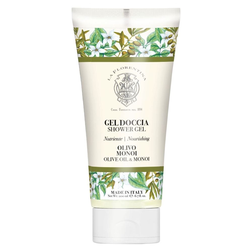 La Florentina Body Care Shower Gel Olive oil & Monoi Коллекция Pomario.  Гель для душа С маслами Оливы и Монои 