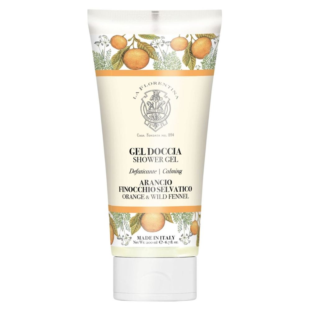 La Florentina Body Care Shower Gel Orange & Wild Fennel  Коллекция Pomario.  Гель для душа  Апельсин и Дикий Фенхель