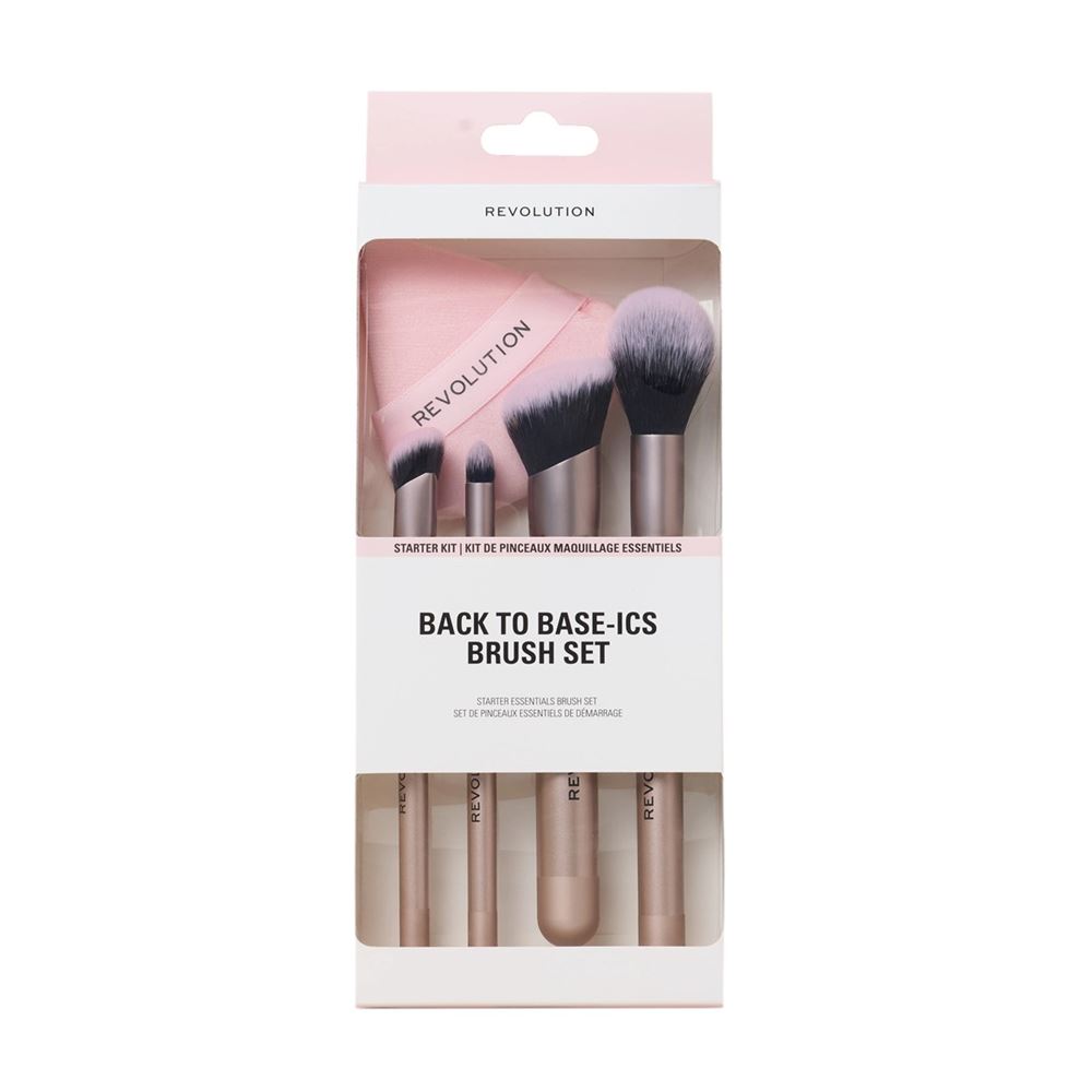 Revolution Makeup Make Up Back To Base-ics Brush Set Starter Essentials Brush Set Набор косметических кистей 