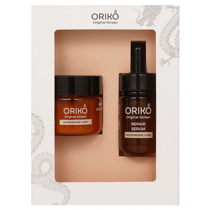 ORIKO Original Korean Repair Microbiome Care Набор Microbiome Care Set  Набор: сыворотка для лица, дневной крем для лица
