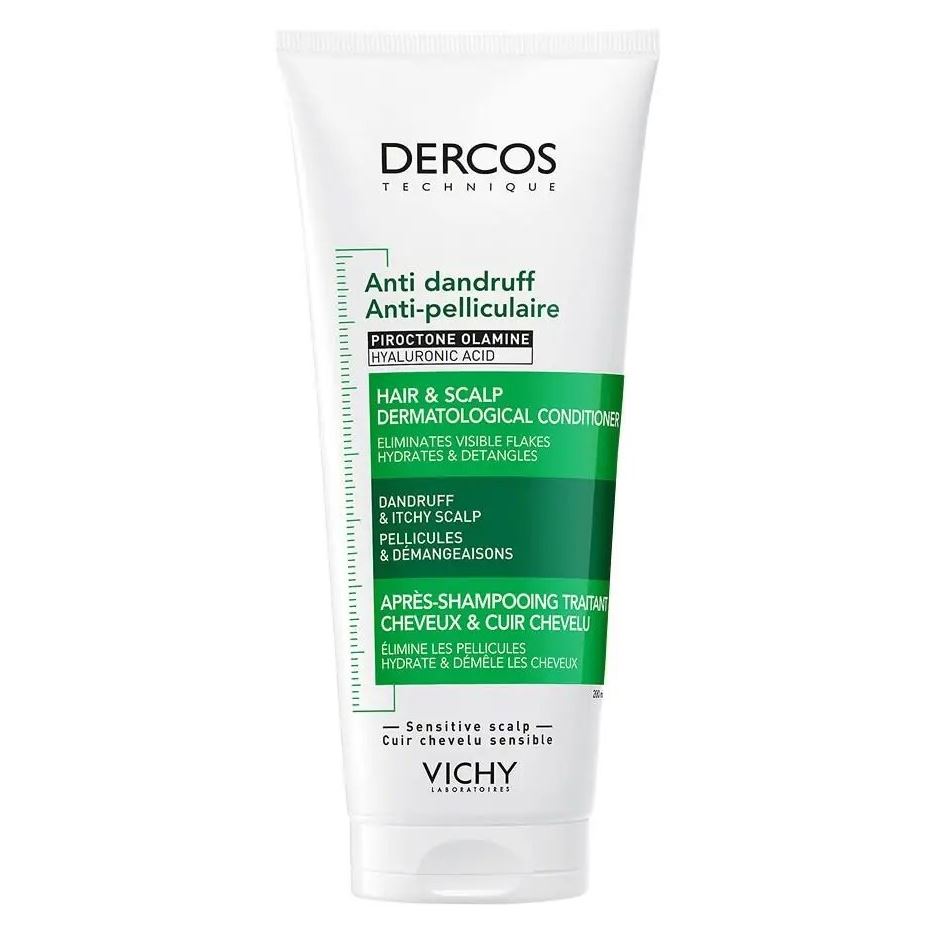 VICHY Dercos Кондиционер Увлажняющий против перхоти для волос и кожи головы Anti dandruff Hair & Scalp Dermatological Conditioner
