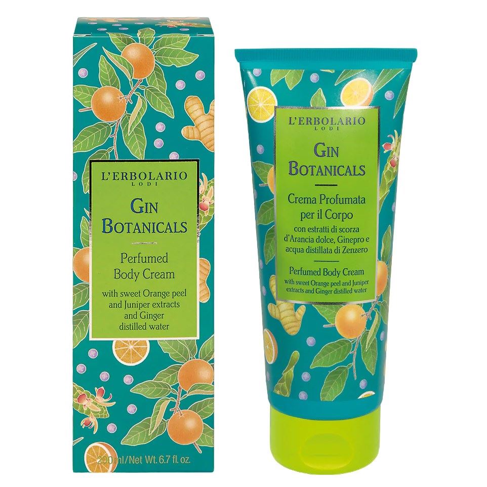 L`Erbolario Body Care Gin Botanicals Perfumed Body Cream Крем для тела