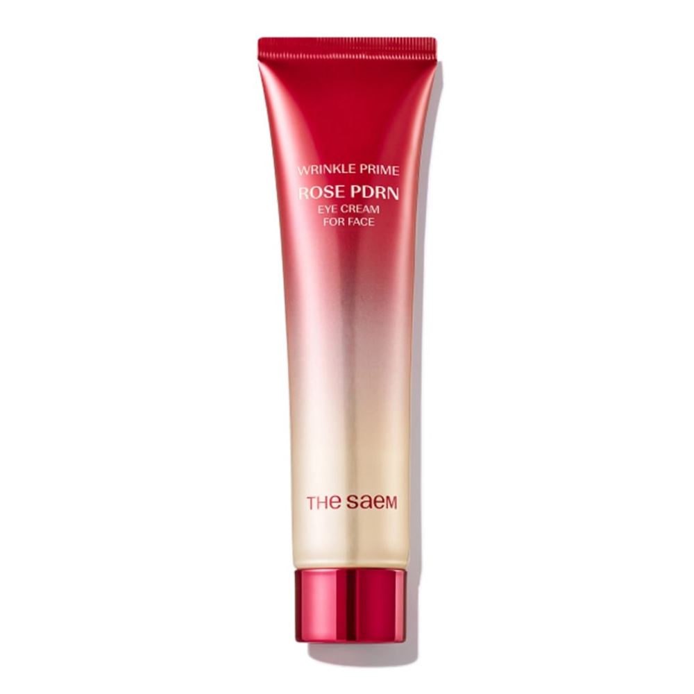 The Saem Face Care Wrinkle Prime Rose PDRN Eye Cream For Face Крем для кожи вокруг глаз с PDRN розы 