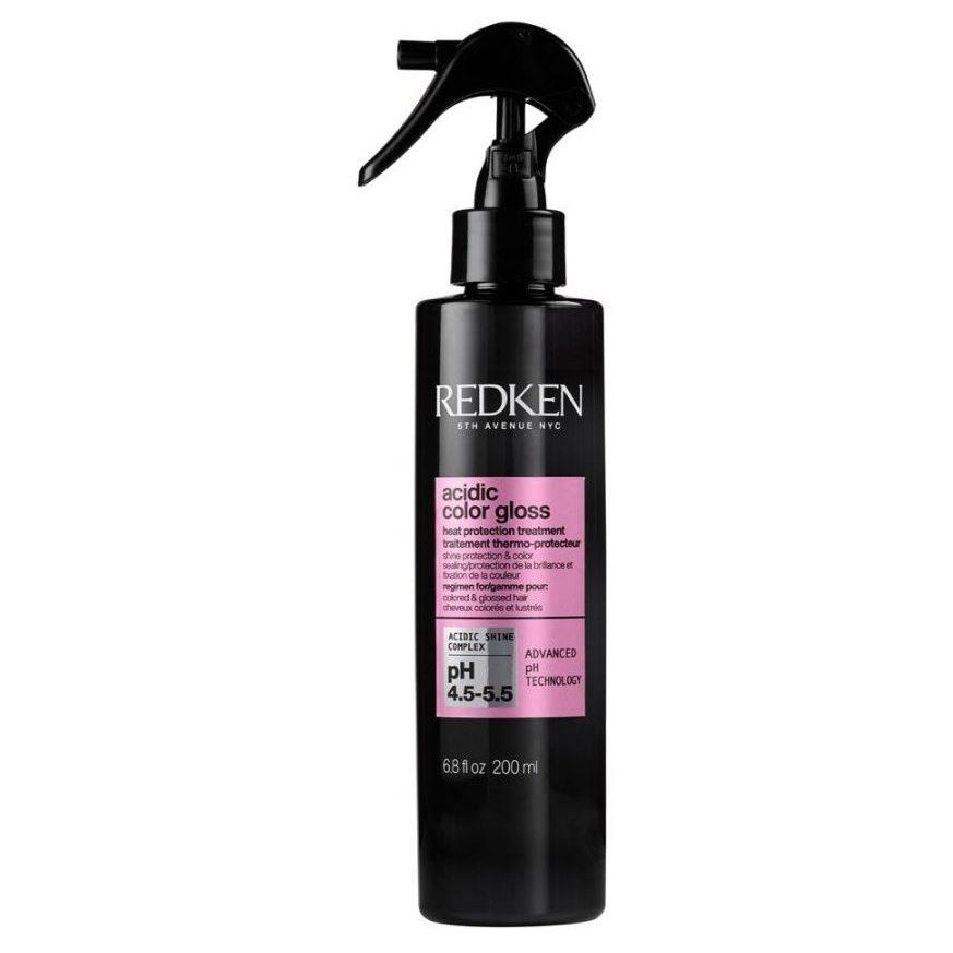 Redken Acidic Color Gloss Acidic Color Gloss Heat Protectant Treatment Несмываемый спрей с термозащитой для ухода за окрашенными волосами 