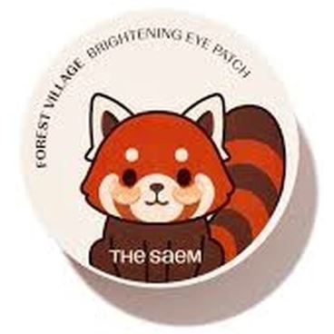 The Saem Face Care Forest Village Brightening Eye Patch Red Panda Edition  Патчи для лица
