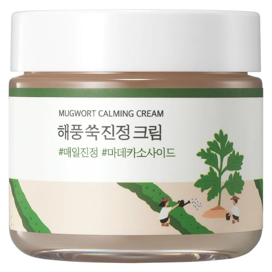 Round Lab Mugwort Mugwort Calming Cream  Лёгкий успокаивающий крем с полынью