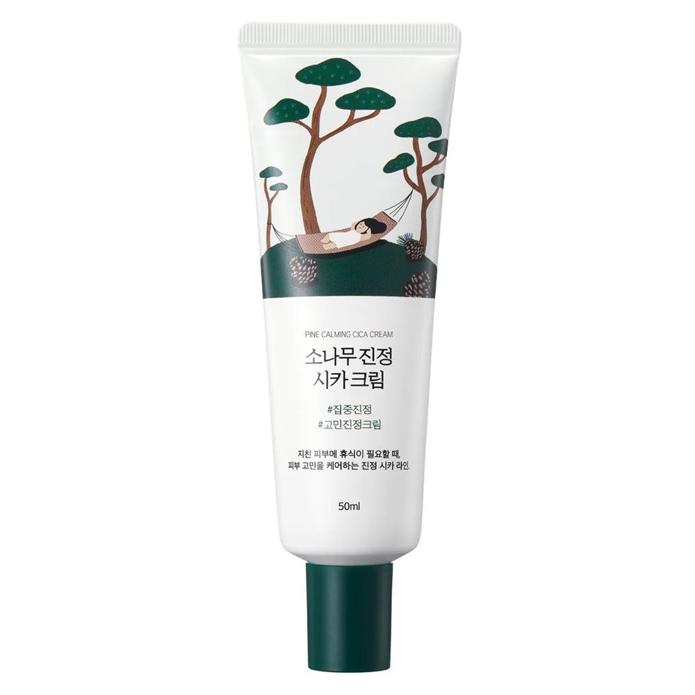 Round Lab Pine Calming Pine Calming Cica Cream Успокаивающий крем для проблемной кожи с экстрактами сосны и центеллы азиатской