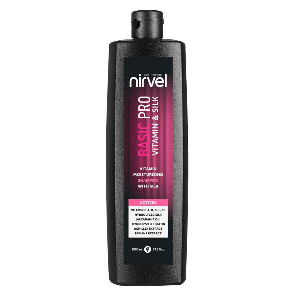 Nirvel Professional Basic Care Basic Pro Vitamin Moisturizing Shampoo With Silk Шампунь увлажняющий с витаминами и шелком