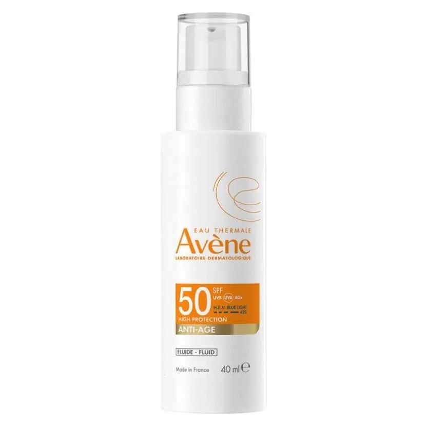 Avene Sun Care Солнцезащитный флюид антивозрастной Anti-Age SPF50  Солнцезащитный флюид антивозрастной