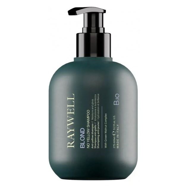 Raywell B.io Bio Blond No Yellow Shampoo Анти-желтый шампунь для блонда, осветленных и обесцвеченных волос