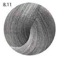 8.11  насыщенный светлый блондин пепельный 